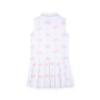 Picture of A Dee Bowtique Chic Raven Bow Print Tennis Dress - Bright White