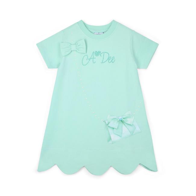 Picture of PRE ORDER A Dee Bowtique Chic Regina Handbag Dress- Miami Mint