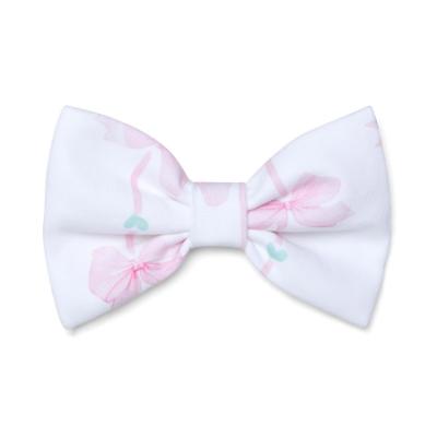 Picture of PRE ORDER A Dee Bowtique Chic Rosslyn Bow Print Hair Clip - Bright White
