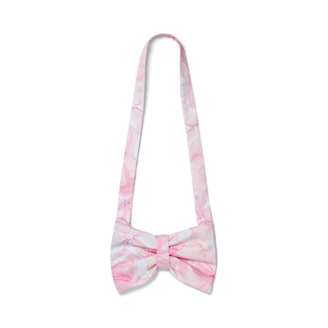 Picture of PRE ORDER A Dee Bowtique Chic Rylee Bow Print Bow Shape Bag - Pink Blossom