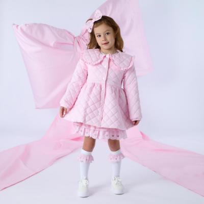 Picture of A Dee Bowtique Chic Riley Quilted Collar Jacket - Pink Blossom