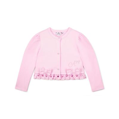 Picture of PRE ORDER A Dee Bowtique Chic Renee Broderie Anglaise Cardigan - Pink Blossom