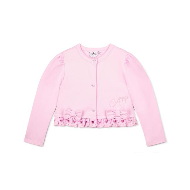 Picture of PRE ORDER A Dee Bowtique Chic Renee Broderie Anglaise Cardigan - Pink Blossom
