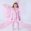 Picture of PRE ORDER A Dee Bowtique Chic River Bow Print Hooded Jacket - Pink Blossom