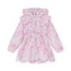 Picture of A Dee Bowtique Chic River Bow Print Hooded Jacket - Pink Blossom