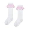 Picture of PRE ORDER A Dee Bowtique Chic Rae Broderie Anglaise Knee High Socks - Bright White
