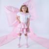 Picture of A Dee Bowtique Chic Rae Broderie Anglaise Knee High Socks - Bright White