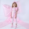 Picture of PRE ORDER A Dee Bowtique Chic Rachel Bow Print Legging Set With Broderie Anglaise - Pink Blossom
