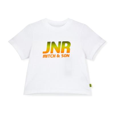 Picture of Mitch & Son JNR Reid T-shirt & Reed Gradient Print Swimshorts Set X 2 - Bright Orange