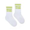 Picture of PRE ORDER Mitch & Son JNR Rocco Logo Sports Sock X 1 - Lime Sherbet