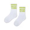 Picture of PRE ORDER Mitch & Son JNR Rocco Logo Sports Sock X 1 - Lime Sherbet