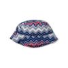 Picture of Mitch & Son JNR Peyton ZigZag Print Bucket Hat - Blue Navy