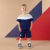 Picture of Mitch & Son JNR Paco Cut & Sew Soft Short Set X 2 - Blue Navy