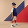Picture of PRE ORDER Mitch & Son JNR Pace With Rubber Badge - Blue Navy