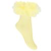 Picture of Daga Girls Tutti Frutti Ankle Socks With Tulle - Yellow