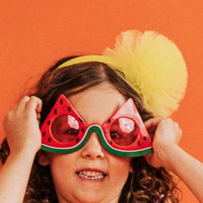 Picture of Daga Girls Tutti Frutti Tulle Pom Pom Hairband - Yellow