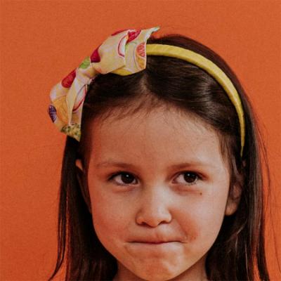 Picture of PRE ORDER Daga Girls Tutti Frutti Large Bow Hairband - Multi