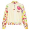 Picture of Daga Girls Tutti Frutti Print Jersey Jacket - Yellow Multi