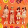 Picture of PRE ORDER Daga Girls Tutti Frutti Ruffle Dress - Yellow Multi