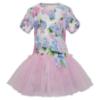 Picture of PRE ORDER Daga Girls Pastel Bloom Ruffle Tulle Dress - White Pink Blue