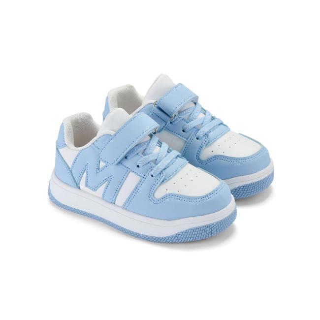 Picture of Mitch & Son Boys Easy On/Off Jump Large M Trainer - Sky Blue White