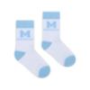 Picture of Mitch & Son Odell M Logo Sock X 2 - Sky Blue