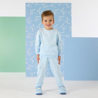 Picture of Mitch & Son Oakly Tracksuit With Pocket Detail -  Sky Blue
