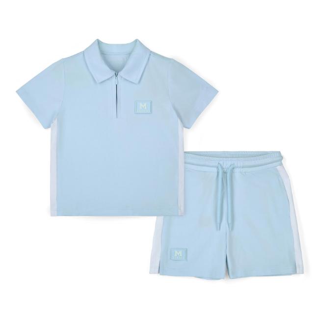 Picture of Mitch & Son Osiris Poly Polo Set X 2 -  Sky Blue