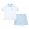 Picture of PRE ORDER Mitch & Son Oakland Pocket Detail Polo Set X 2 -  Sky Blue
