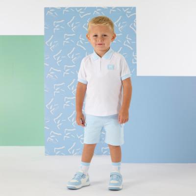 Picture of Mitch & Son Oakland Pocket Detail Polo Set X 2 -  Sky Blue