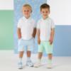 Picture of Mitch & Son Oakland Pocket Detail Polo Set X 2 -  Sky Blue