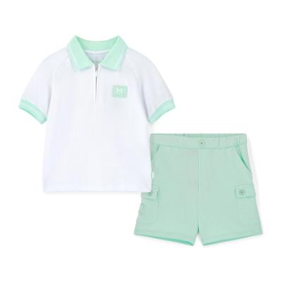 Picture of PRE ORDER Mitch & Son Oakland Pocket Detail Polo Set X 2 -  Miami Mint