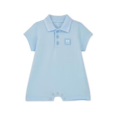 Picture of Mitch & Son Mini Nash Polo Romper -  Sky Blue