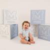 Picture of PRE ORDER Mitch & Son Mini Nash Polo Romper -  Sky Blue