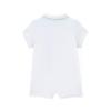 Picture of Mitch & Son Mini Nash Polo Romper -  White Green