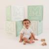 Picture of Mitch & Son Mini Nash Polo Romper -  White Green