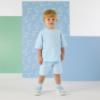 Picture of PRE ORDER Mitch & Son Orlando Sweat Short Set X 2 -  Sky Blue