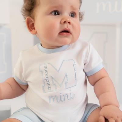 Picture of Mitch & Son Mini Nico Jersey Soft Set -  Sky Blue