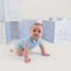 Picture of Mitch & Son Mini Nicholas Toweling Romper -  Sky Blue