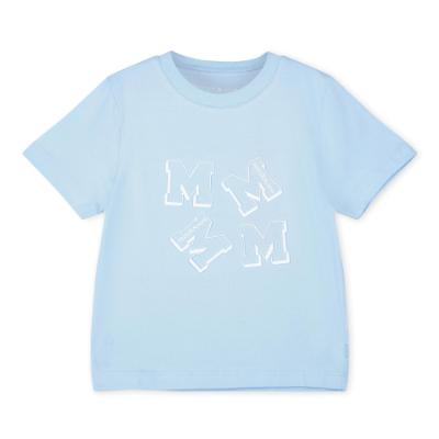 Picture of PRE ORDER Mitch & Son Oake T-Shirt & Osmar AOP Swim Shorts Set X 2 - Sky Blue