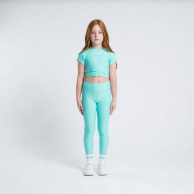 Picture of Bonini by A* Dee Aspire Short Sleeve Ruched Top - Bold Mint
