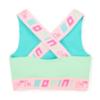 Picture of PRE ORDER Bonini by A* Dee Flex Colour Block Crop Top - Aruba Blue
