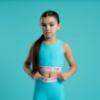 Picture of Bonini by A* Dee Flex Colour Block Crop Top - Aruba Blue