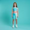 Picture of Bonini by A* Dee Flex Colour Block Crop Top - Aruba Blue