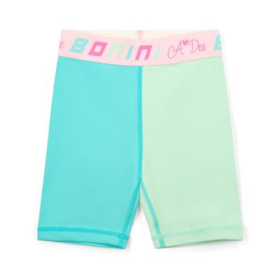 Picture of Bonini by A* Dee Spin Colour Block Cycling Shorts - Aruba Blue