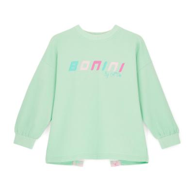 Picture of PRE ORDER Bonini by A* Dee Groove Sweatshirt With Tape Detail - Miami Mint