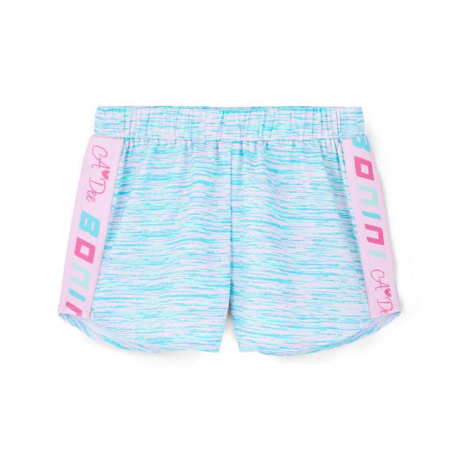Picture of Bonini by A* Dee Spark Sport Shorts With Tape Detail - Miami Mint