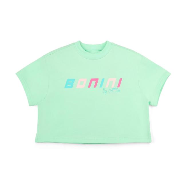 Picture of PRE ORDER Bonini by A* Dee Shine Cropped Logo T-Shirt - Miami Mint