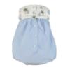 Picture of Miranda Baby Boys Bunny & Gingham Romper - White Blue