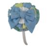 Picture of Miranda Girls Wide Stripe Rosette Headband/Hair Clip - White Lemon Blue